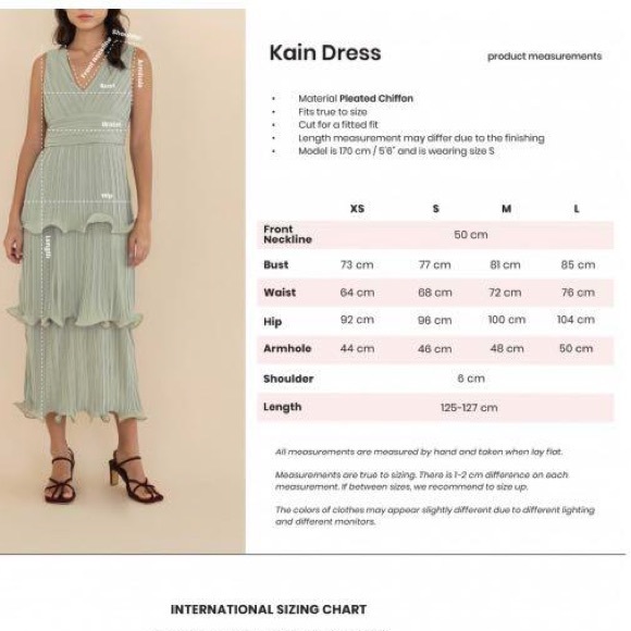 Claude white kain dress - Picture 4 of 4